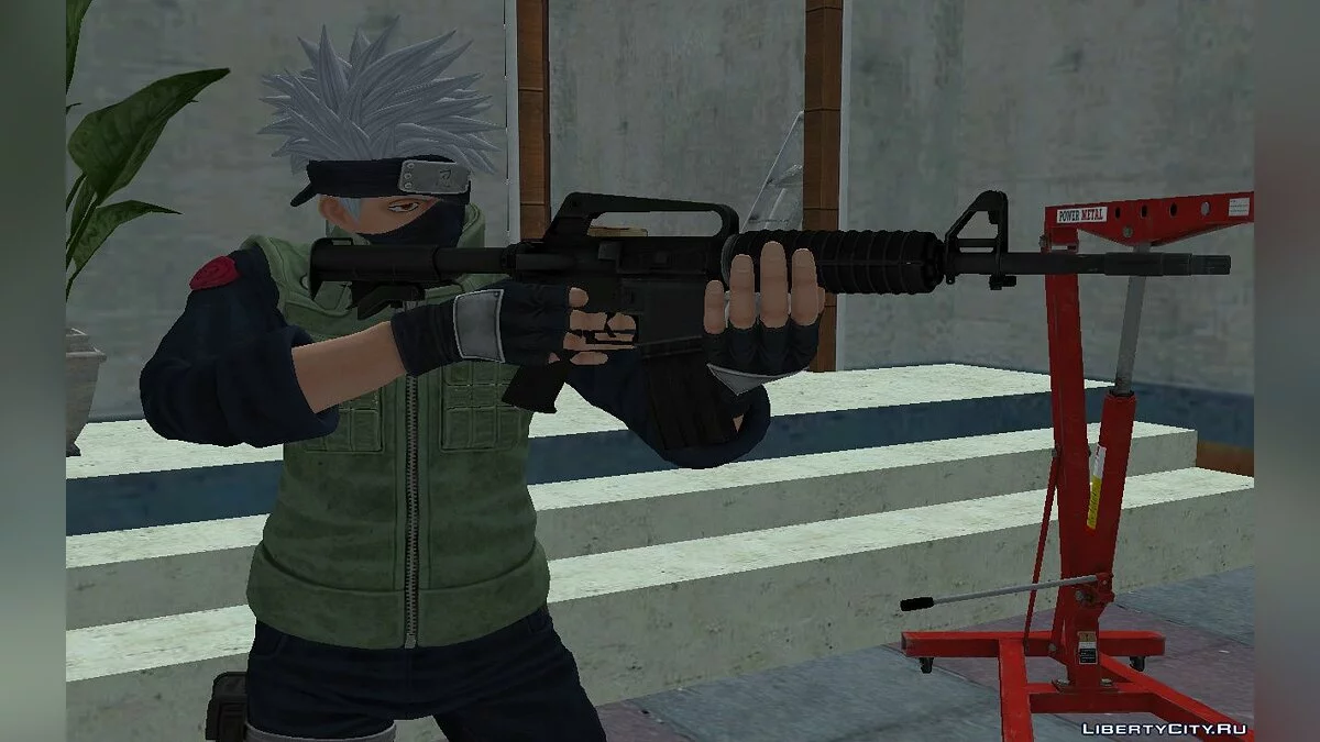Hatake Kakashi from Jump Force / GTA San Andreas