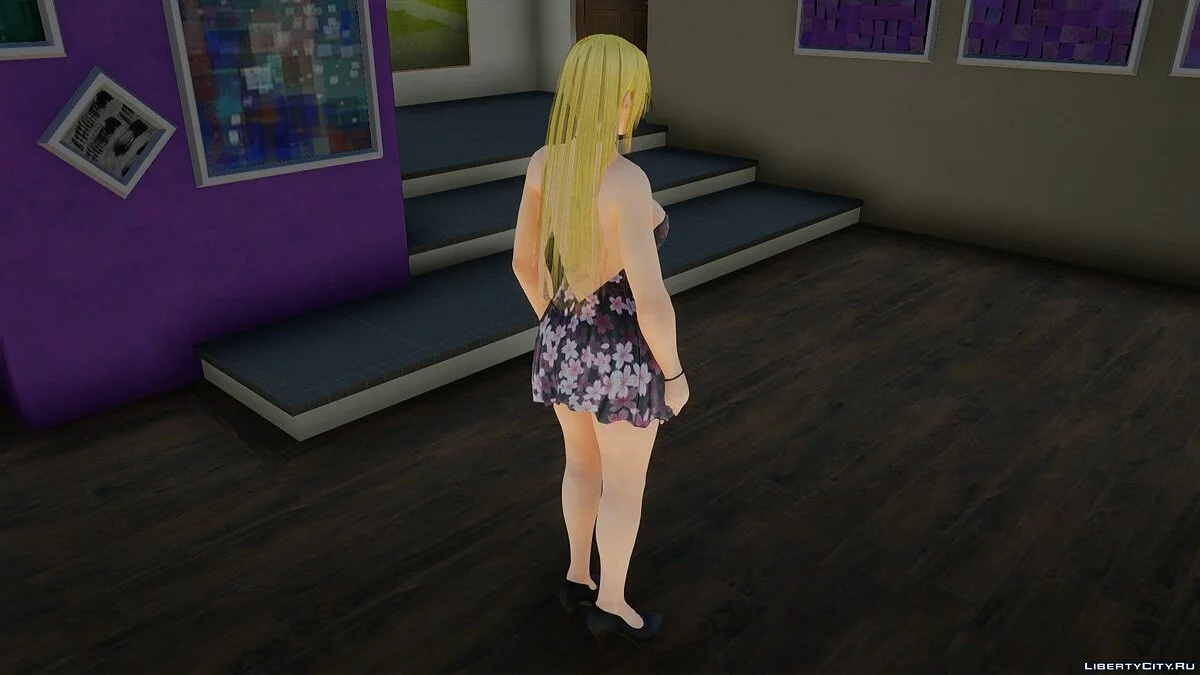 Helena com vestido de Kasumi / GTA San Andreas