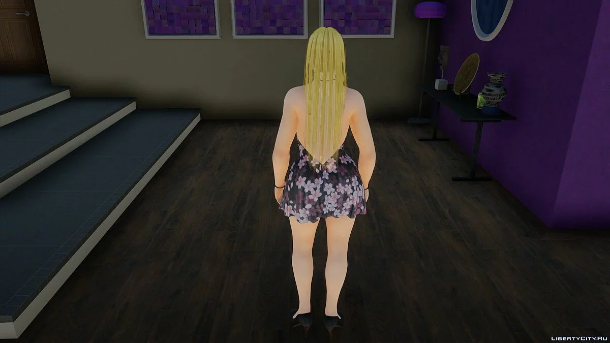 Helena com vestido de Kasumi / GTA San Andreas