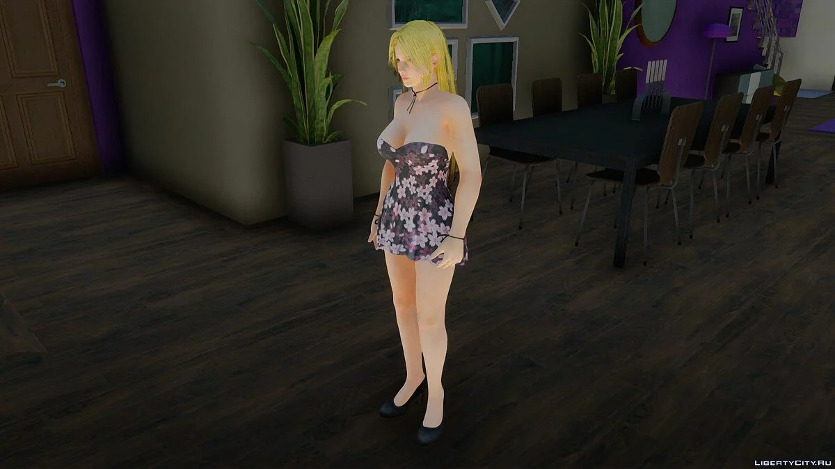 Helena com vestido de Kasumi / GTA San Andreas