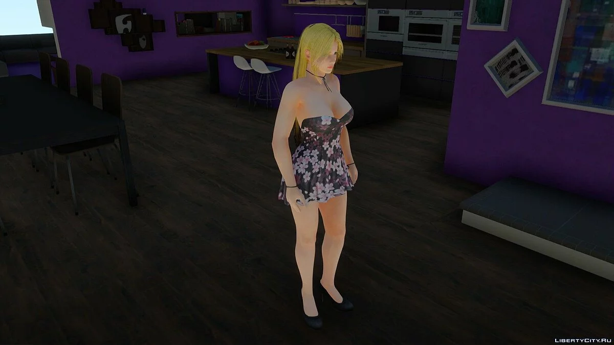 Helena com vestido de Kasumi / GTA San Andreas