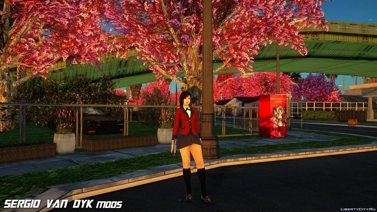 Kokoro en la ropa de Yumeko Jabami de Kakegurui / GTA San Andreas