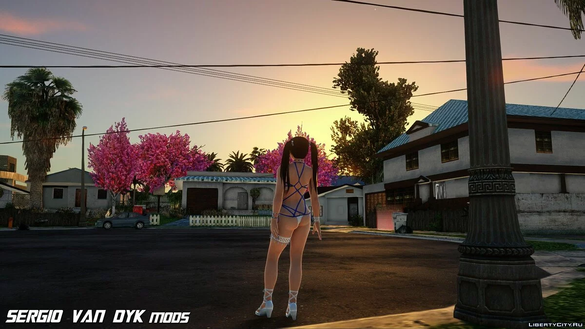 Лей-Фанг в бикини из Dead or Alive Xtreme Venus Vacation / GTA San Andreas