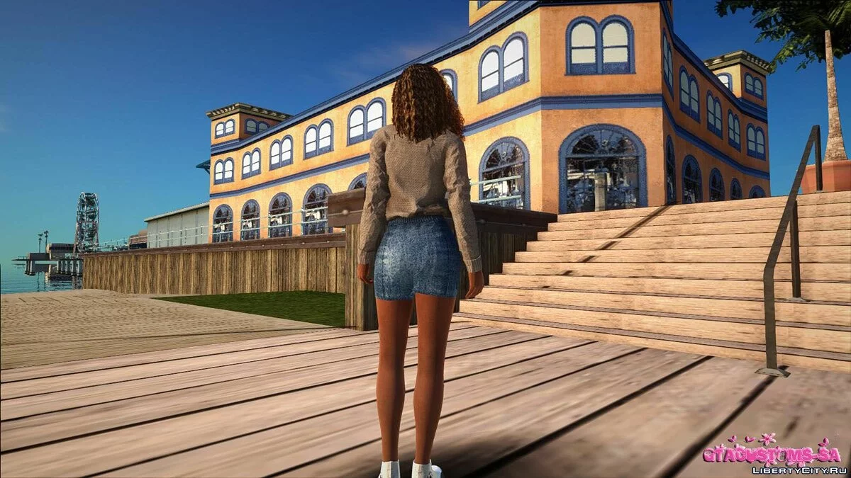 Lisa Hamilton in Alltagskleidung v11 / GTA San Andreas