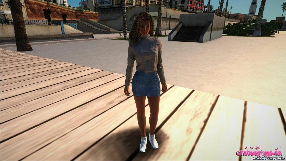Lisa Hamilton in Alltagskleidung v11 / GTA San Andreas