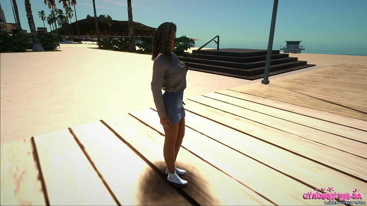 Lisa Hamilton in Alltagskleidung v11 / GTA San Andreas