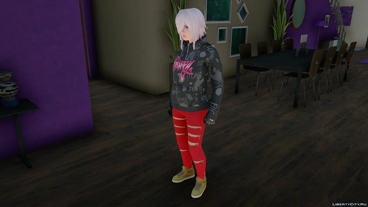 Luna em roupas casuais v2 / GTA San Andreas