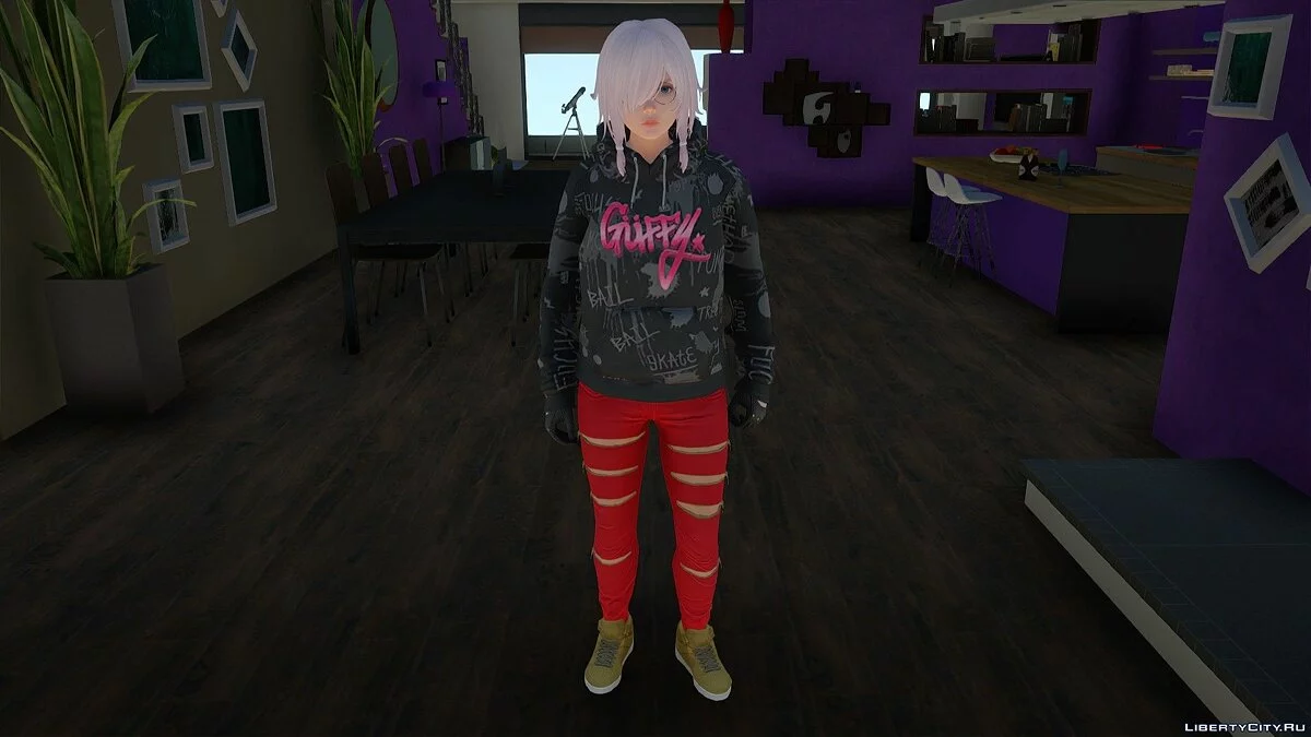 Luna em roupas casuais v2 / GTA San Andreas