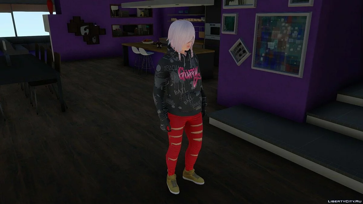 Luna em roupas casuais v2 / GTA San Andreas