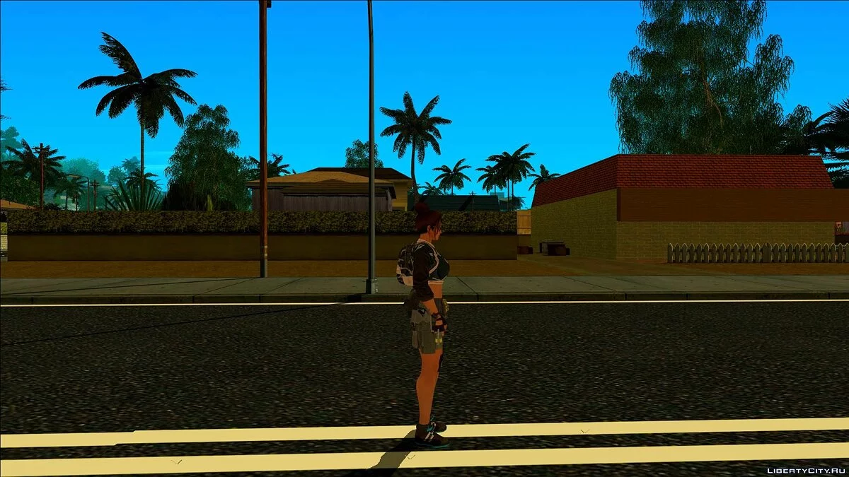 Мей Ширануї в армійській формі / GTA San Andreas