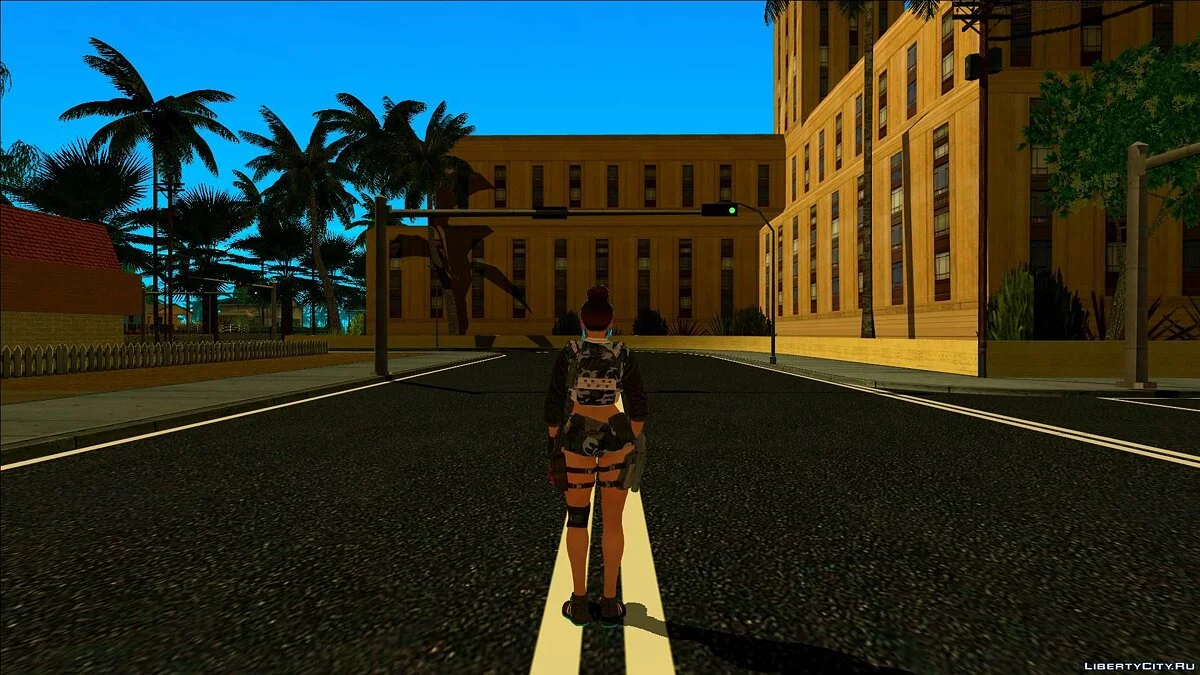 Мей Ширануї в армійській формі / GTA San Andreas