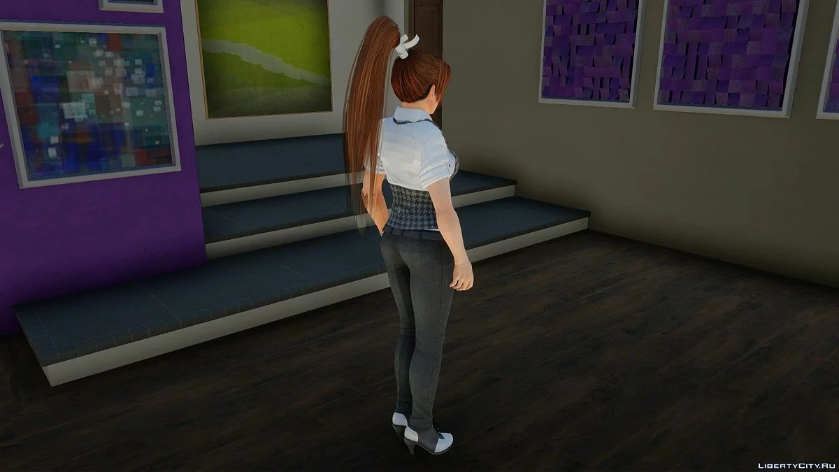 Mai Shiranui en ropa de oficina / GTA San Andreas