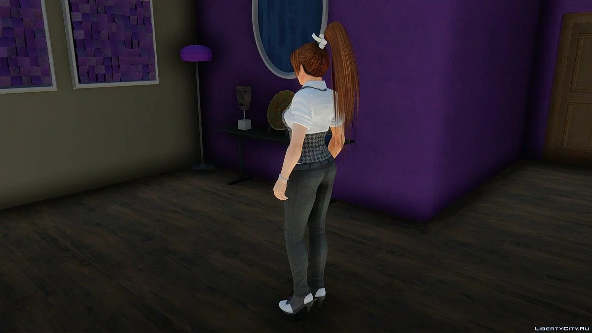 Mai Shiranui en ropa de oficina / GTA San Andreas
