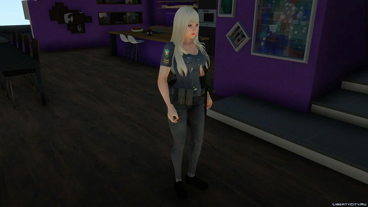Mai Shiranui in Polizeiuniform / GTA San Andreas