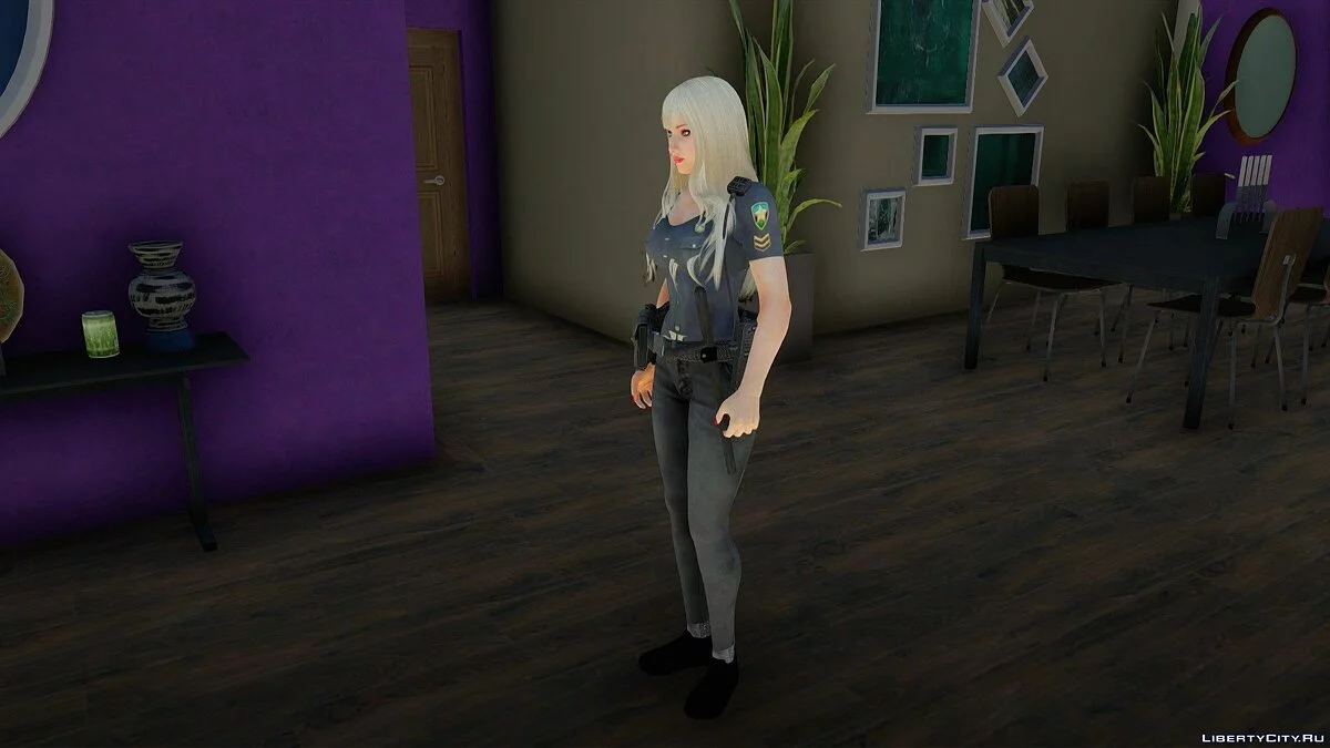 Mai Shiranui in Polizeiuniform / GTA San Andreas