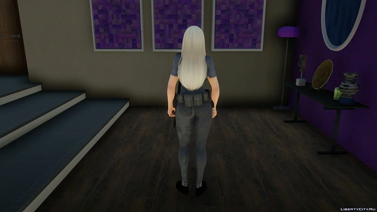 Mai Shiranui in Polizeiuniform / GTA San Andreas