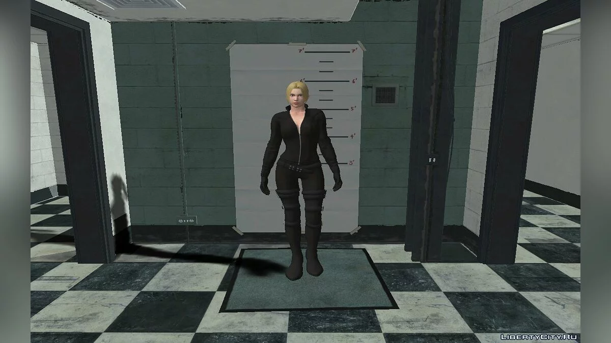 Nina Williams de Tekken 7 en traje de cuero / GTA San Andreas