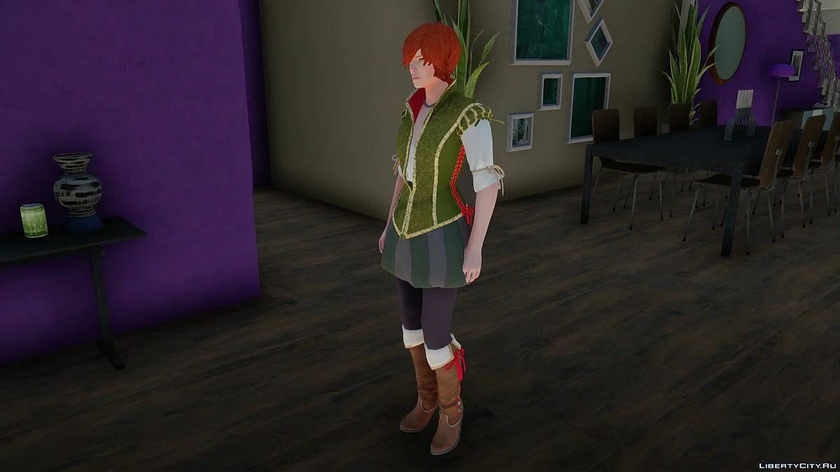 Shani from The Witcher / GTA San Andreas