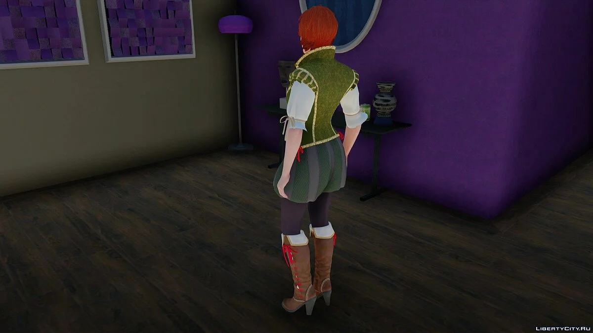 Shani from The Witcher / GTA San Andreas
