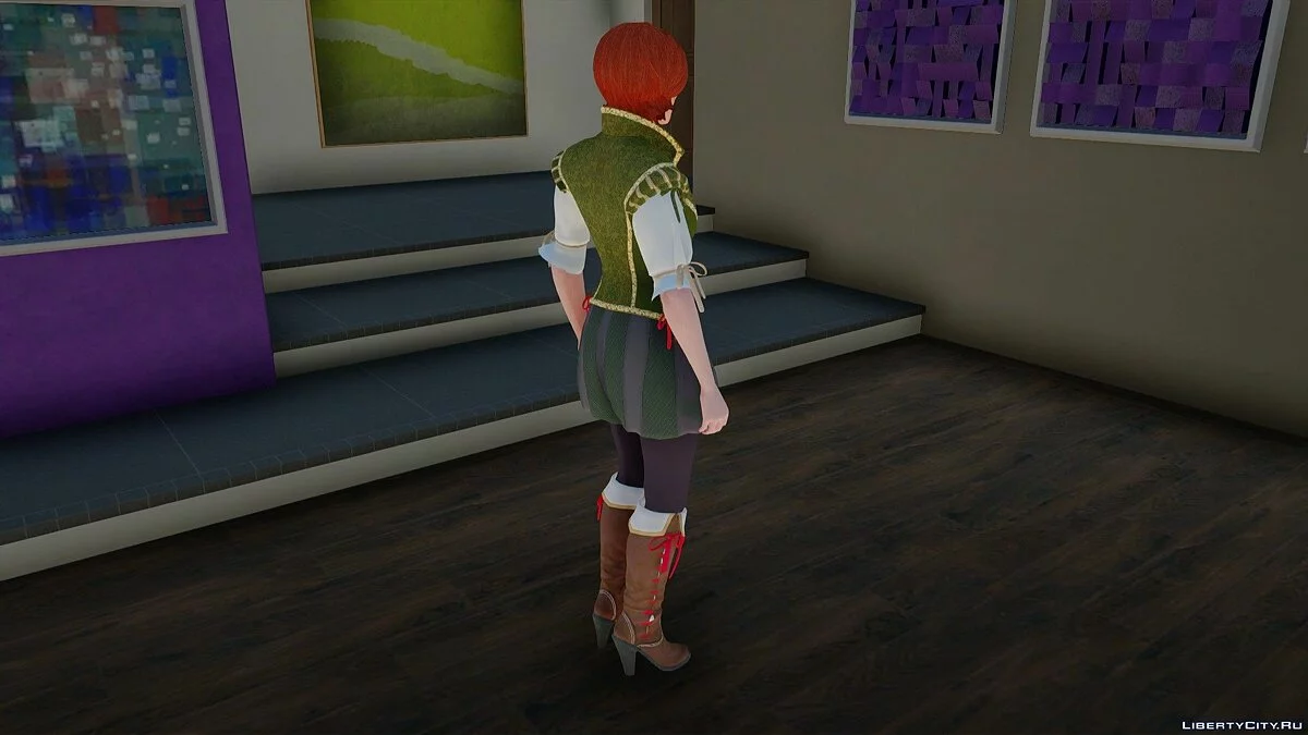 Shani from The Witcher / GTA San Andreas