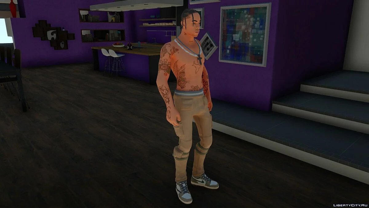 Travis Scott de Fortnite / GTA San Andreas