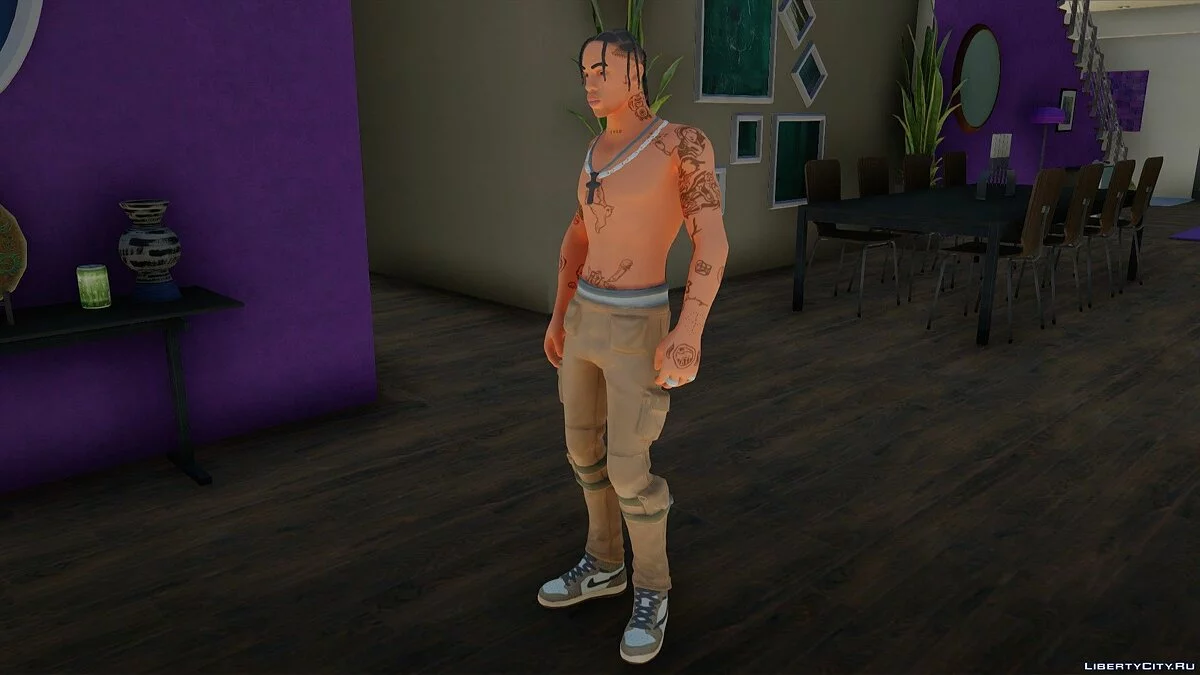 Travis Scott de Fortnite / GTA San Andreas
