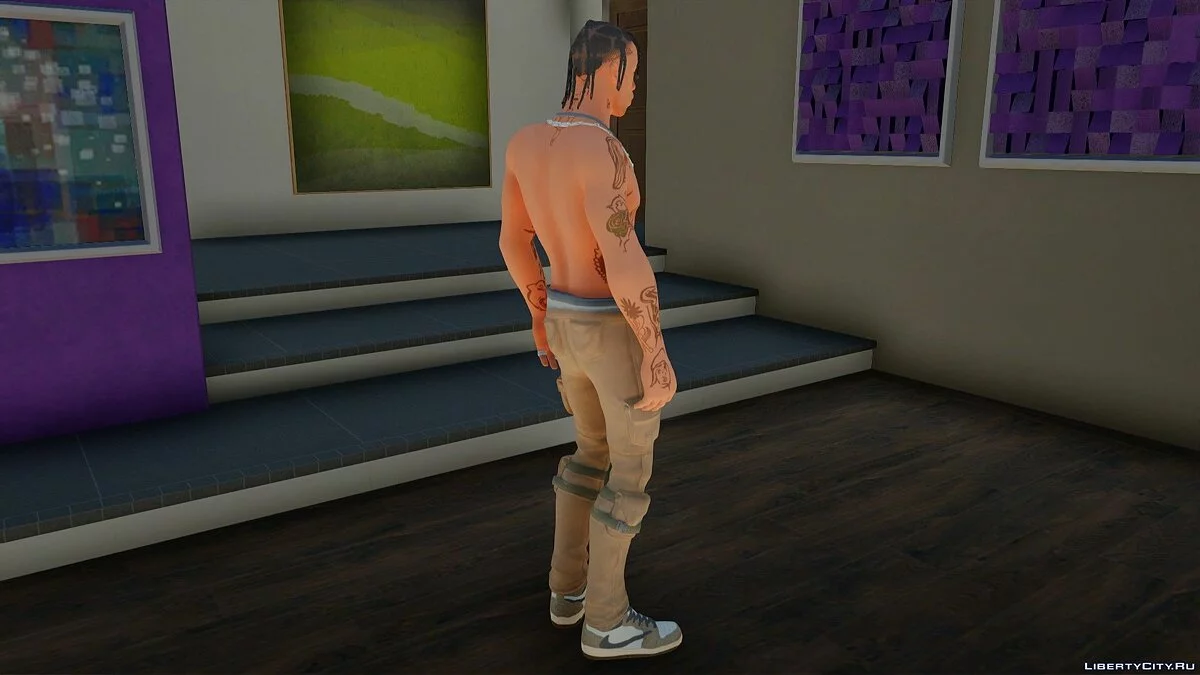 Travis Scott de Fortnite / GTA San Andreas
