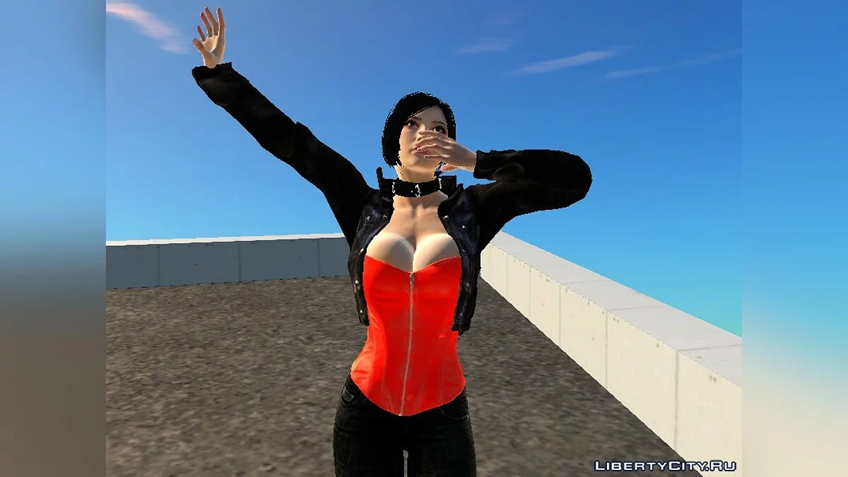 Jaket Korset Sexy Ada Wong / GTA San Andreas