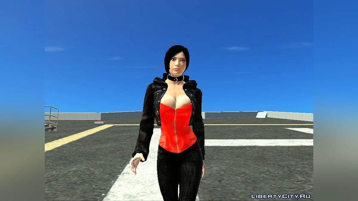 Jaket Korset Sexy Ada Wong / GTA San Andreas