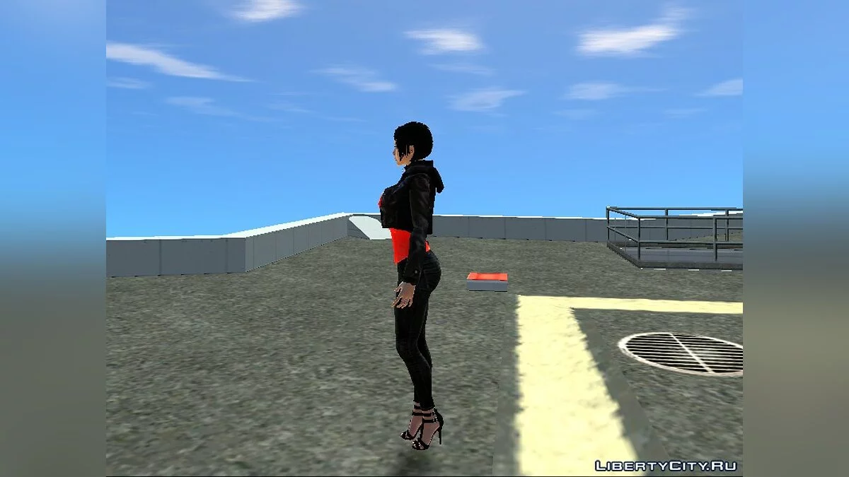Jaket Korset Sexy Ada Wong / GTA San Andreas