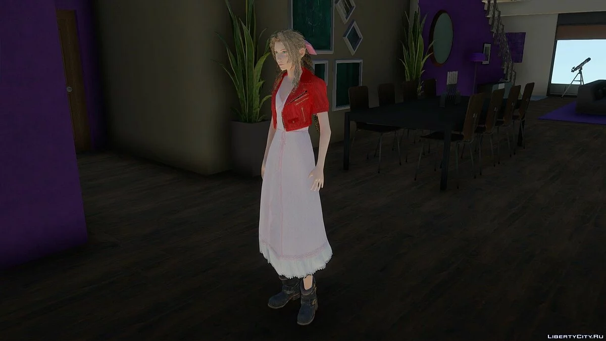 Aeris Gainsborough de Final Fantasy 7 / GTA San Andreas