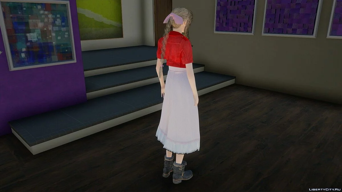Aeris Gainsborough de Final Fantasy 7 / GTA San Andreas