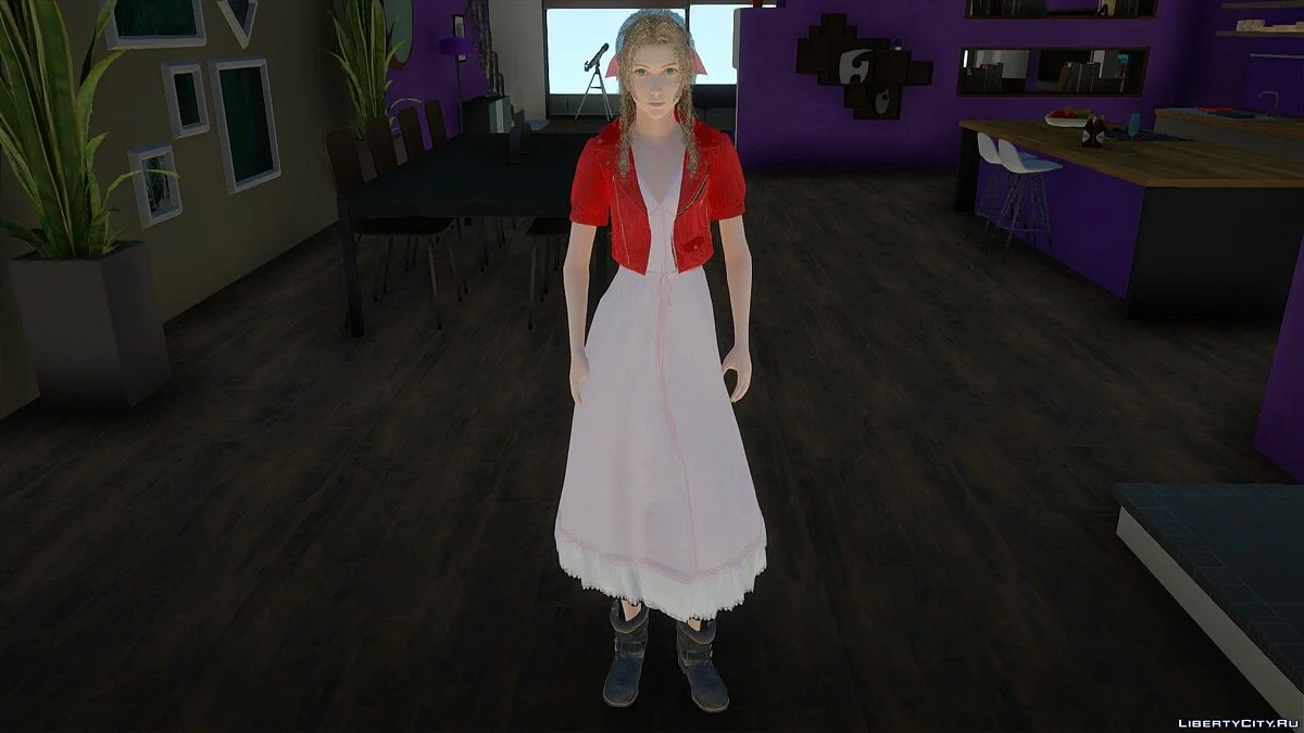 Aeris Gainsborough de Final Fantasy 7 / GTA San Andreas