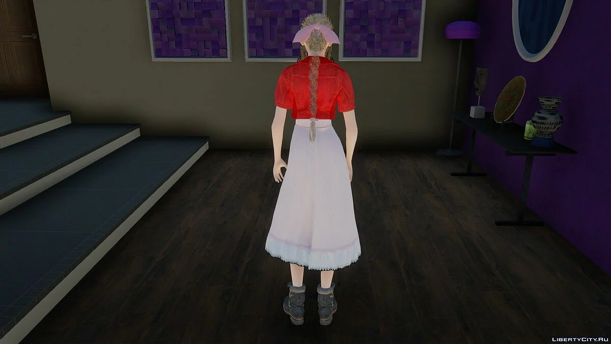Aeris Gainsborough de Final Fantasy 7 / GTA San Andreas