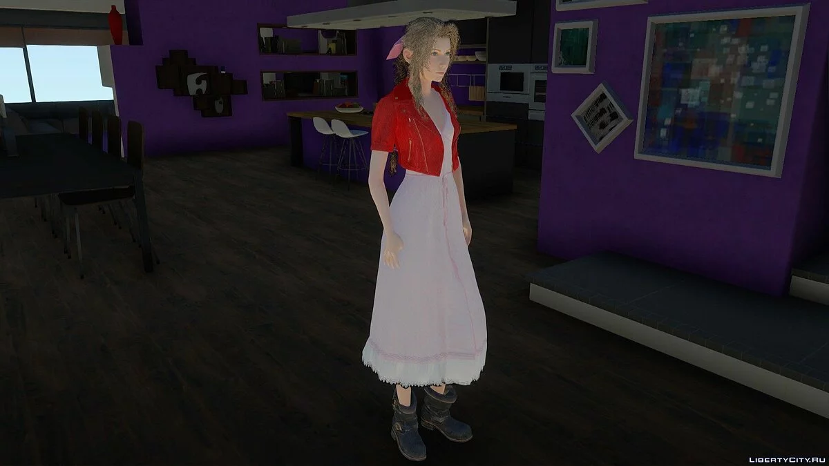 Aeris Gainsborough de Final Fantasy 7 / GTA San Andreas