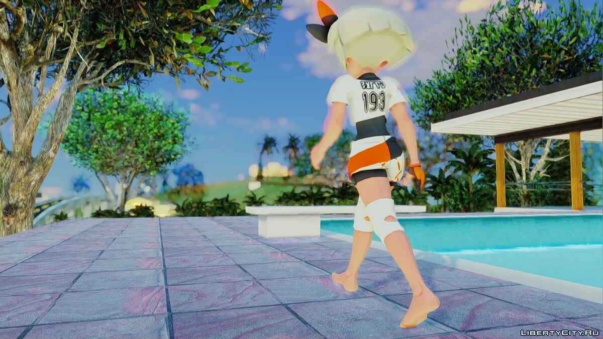 Bea from Pokemon Sword And Shield / GTA San Andreas