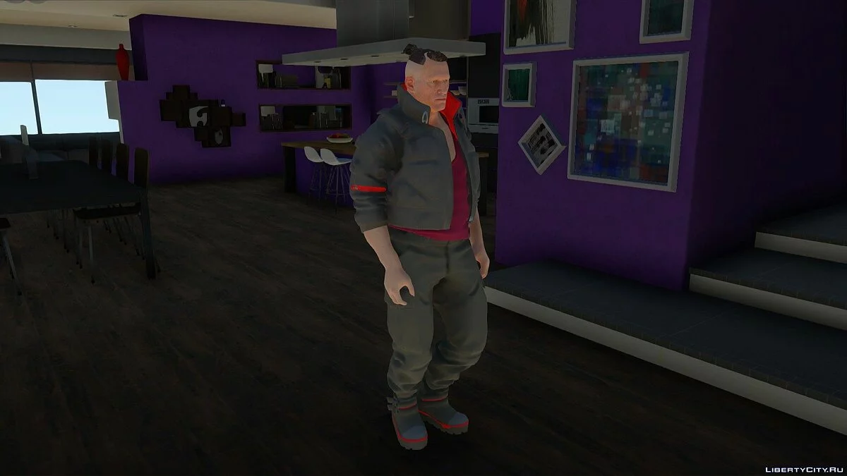来自Cyberpunk 2077的杰基·威尔斯 / GTA San Andreas
