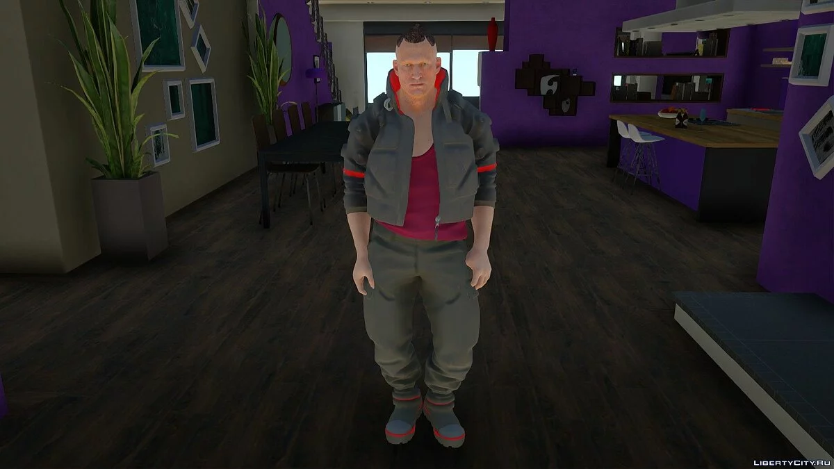 来自Cyberpunk 2077的杰基·威尔斯 / GTA San Andreas