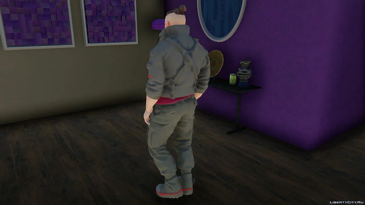 来自Cyberpunk 2077的杰基·威尔斯 / GTA San Andreas