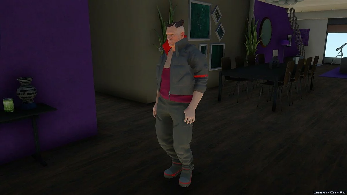来自Cyberpunk 2077的杰基·威尔斯 / GTA San Andreas