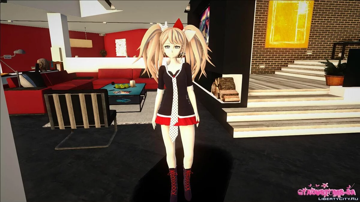 Junko Enoshima from Danganronpa / GTA San Andreas