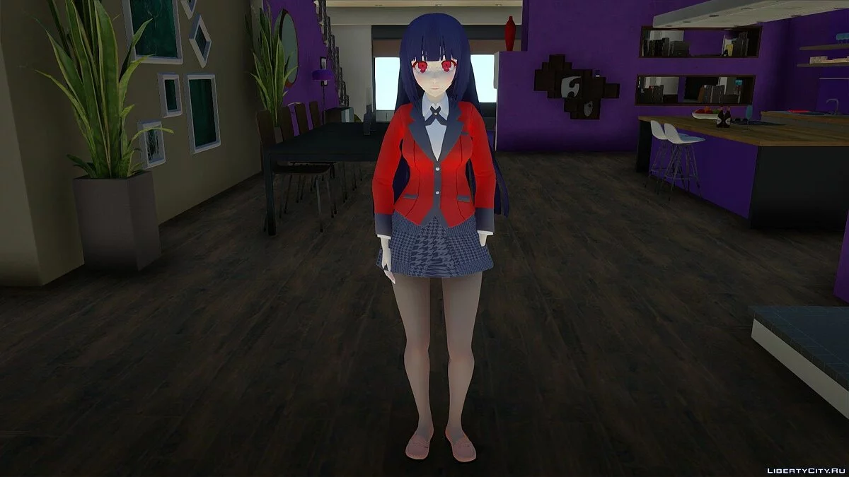 Юмэко Джабами из Kakegurui / GTA San Andreas
