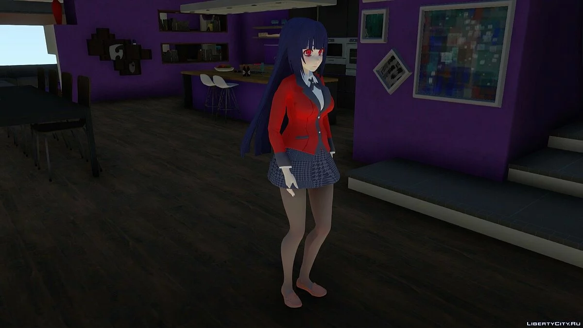 Юмэко Джабами из Kakegurui / GTA San Andreas