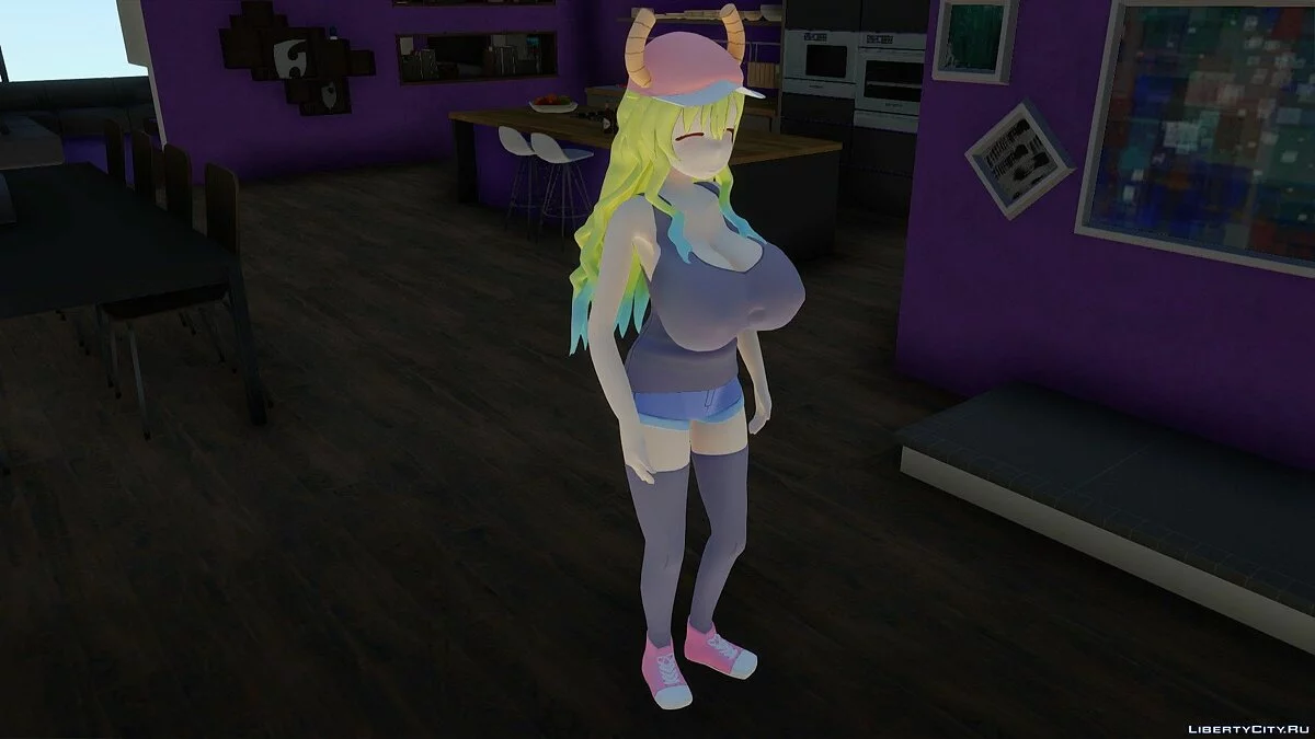 Ketsalkoatl from Kobayashi-san Chi No Maid Dragon / GTA San Andreas