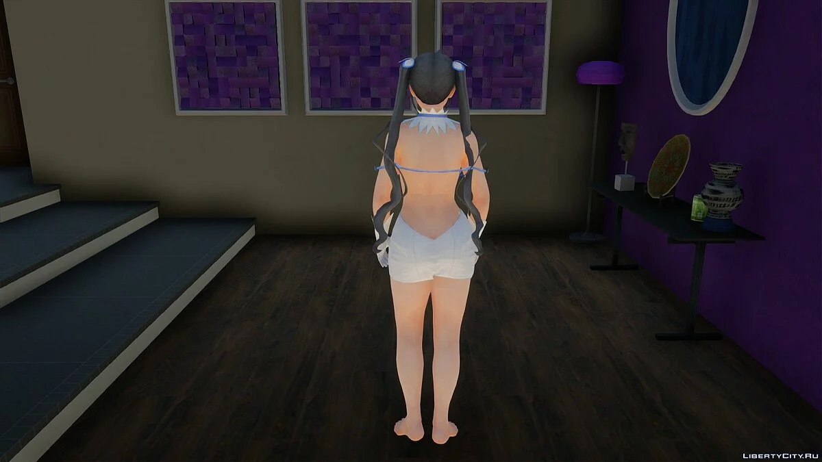 穗香穿着赫斯提亚的衣服 / GTA San Andreas