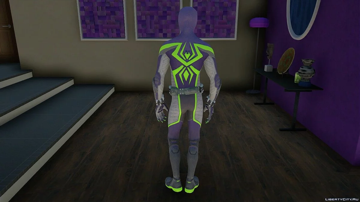 Miles Morales Purple Reign (Spider-Man) / GTA San Andreas