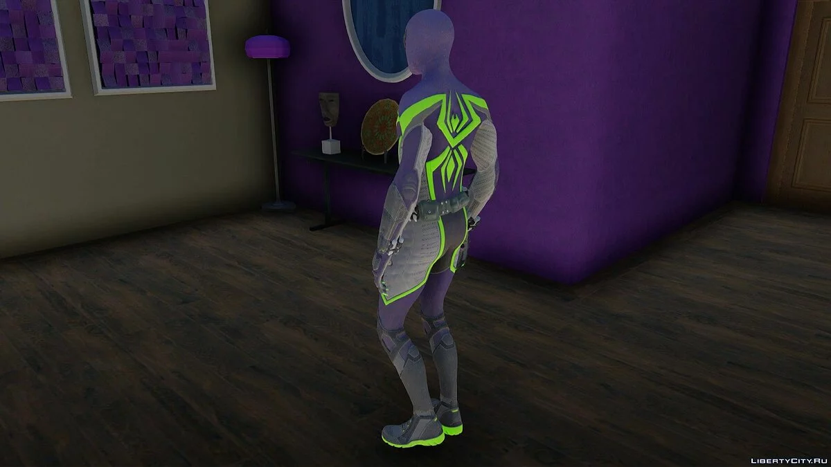 Miles Morales Purple Reign (Spider-Man) / GTA San Andreas