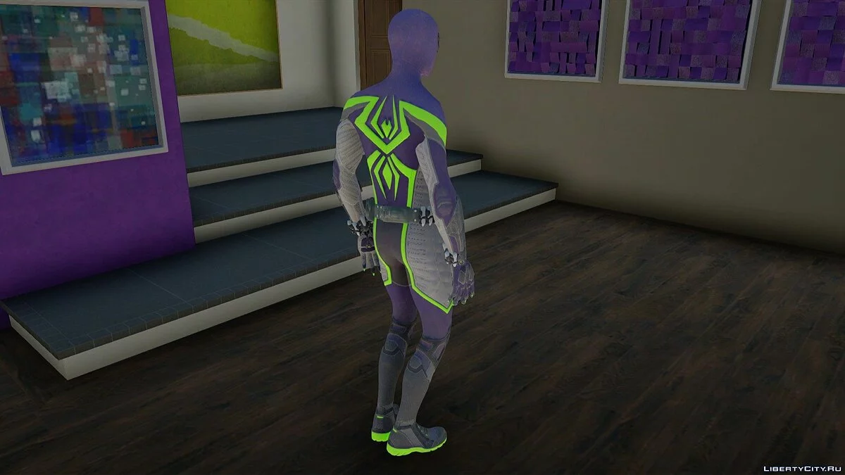 Miles Morales Purple Reign (Spider-Man) / GTA San Andreas