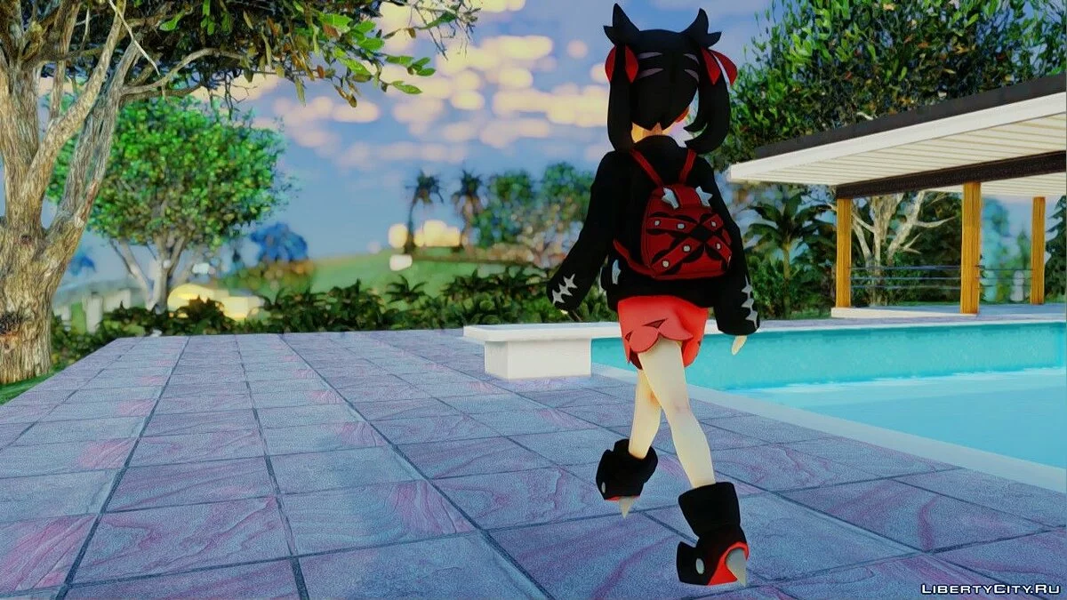 Marnie de Pokemon Sword And Shield / GTA San Andreas