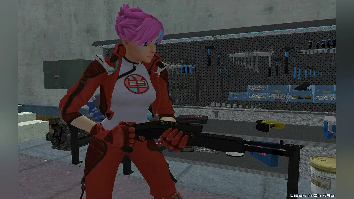 Mika from Fortnite / GTA San Andreas